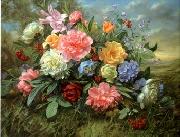 unknow artist Floral, beautiful classical still life of flowers.082 Sweden oil painting artist